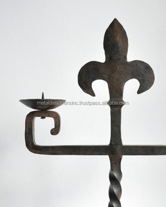 Portavelas vintage de hierro forjado para decoración del hogar y vajilla - Product Image 3