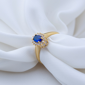 Anillos minimalistas de piedra de zafiro, joyería de plata de ley 925 turca delicada, venta al por mayor - Product Image 4