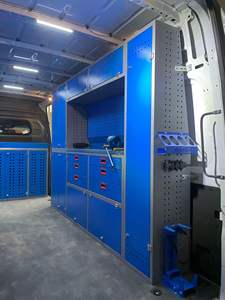 Sistema Modular de Almacenamiento y Gabinetes para Interiores de Automóviles, Soluciones de Equipamiento para Vehículos OEM/ODM, Juego de Estantes para Camioneta, Derecho e Izquierdo - Product Image 4