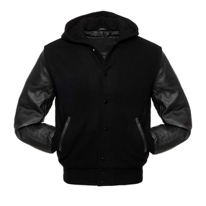 Slim Fit <b>Men's</b> Casual Baseball Varsity <b>Jacket</b> for Spring Autumn Winter High Street Hooded <b>Jacket</b> Pakistan Made Durable Fabric - Product Image 5