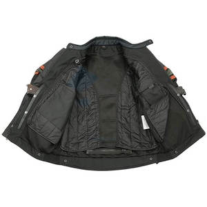 Chaqueta de Motociclista de Malla Negra para Hombre con Protección CE, Chaqueta de Motociclista para Todo Clima, Chaqueta de Motociclista Blindada para Hombre - Product Image 4