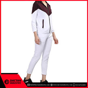 ชุดวอร์มสำหรับผู้หญิงผ้าฝ้ายสีพื้นชุด100% ชุดวอร์มฤดูหนาวของผู้ผลิตปากีสถาน - Product Image 3