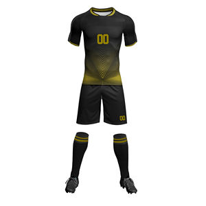 Conjunto de Uniforme de Fútbol Personalizado al por Mayor, Camiseta de Fútbol Transpirable de Manga Corta para Hombre y Jóvenes - Product Image 1