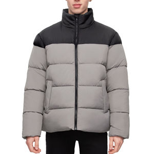 Chaquetas Acolchadas Casuales de Talla Grande para Hombre, Chaquetas de Invierno Cálidas con Capucha, Ropa Exterior Acolchada, Cortavientos, con Cierre de Cremallera para Hombre - Product Image 2