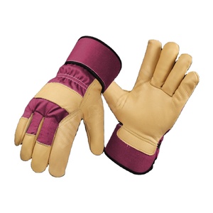 Gants de sécurité industriels en cuir pleine fleur grainé de vachette, modèle Canadian Rigger, avec protection anti-coupure intégrale de la paume et du pouce, très demandés - Product Image 2