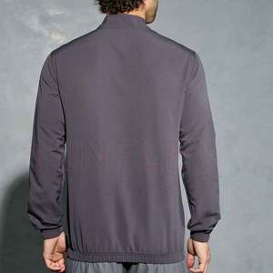 แจ็กเก็ตการฝึกออกกำลังกายน้ำหนักเบามีซิปด้านสำหรับ2025เสื้อเทรนนิ่งดีไซน์ใหม่ - Product Image 2