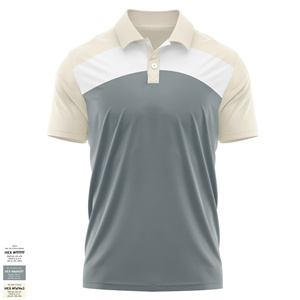 Polo en piqué de coton avec logo personnalisé, haute durabilité, respirant, uniforme de travail et de bureau - Product Image 1