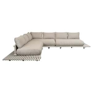 Modern Large Sofa Sticks Platform Made of Wood - Product Image 4