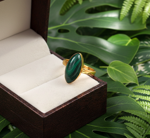 แหวนอัญมณีมรกตเงินแท้925 - Product Image 6