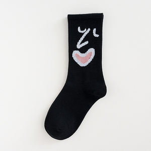 Top qualité couleur personnalisée en gros sur mesure plaine Polyester coton fait 2025 nouveauté hiver porter des chaussettes - Product Image 3