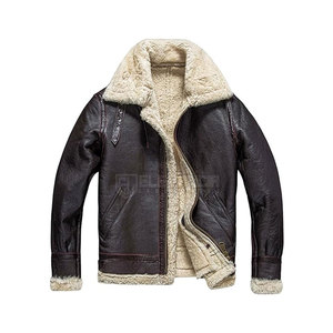 2024 Solid Color Casual <b>Men</b> <b>Shearling</b> <b>Jacket</b> Streetwear New Fashion Windproof <b>Men</b> <b>Shearling</b> <b>Jacket</b> - Product Image 5