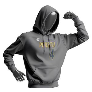Custom Polyester Sports <b>Hoodie</b> for Men and Women Breathable Training <b>Hoodie</b> Polyester Gym Pullover - Product Image 2