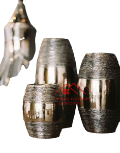 Dernier modèle de pot de fleurs de table doré au design de luxe Vase et pots de fleurs décoratifs créatifs pour la maison - Product Image 5