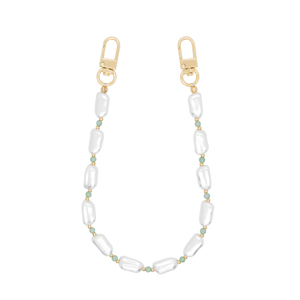 Điện thoại aksesuar Phụ kiện điện thoại Đài Loan dây đeo trái tim trường hợp điện thoại tay đính cườm dây đeo ví corda mỗi di động - Product Image 4