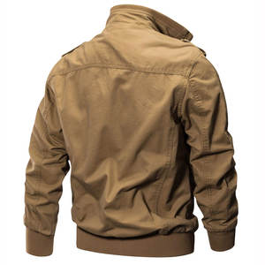 ราคาขายส่ง เสื้อแจ็คเก็ตผู้ชายแบบมีซิป คอตั้ง สไตล์ลำลอง สำหรับฤดูหนาว เสื้อแจ็คเก็ตคาร์โก้แบบซักสำหรับกิจกรรมกลางแจ้ง พร้อมบริการ OEM - Product Image 2