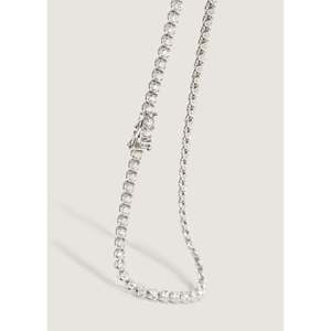 Madison White Gold Diamond Tennis <b>Necklace</b> - Product Image 4
