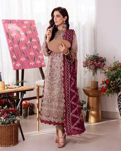 Vestido Formal de Trabajo para Mujer, Moderno, de Excelente Calidad, Último Modelo 2025-2026, Salwar Kameez de Algodón para Fiesta 01191 - Product Image 6