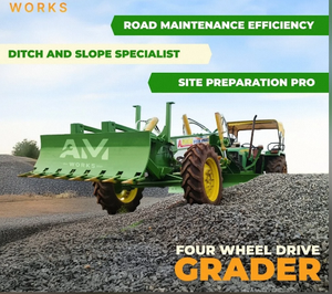 Niveladora de Metal para Tractor Ashok con Construcción de Acero Suave, Cuchilla Niveladora de 10 pies, Bajo Costo de Mantenimiento - Product Image 2