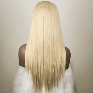 PLATINUM BLONDE DROITE LACE AVANT PERRUQUE CHEVEUX VIERGES TRANSPARENTS HD LACET SANS COLLE QUALITÉ SUPÉRIEURE - Product Image 4