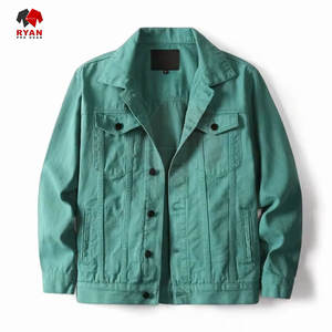Chaqueta Vaquera Clásica para Hombre, Corte Regular, Material Duradero, Proveedor Mayorista OEM y ODM, Tallas Grandes - Product Image 6