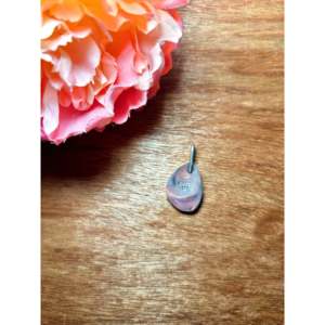 Kingman Turquoise & Sterling <b>Silver</b> Pendant Navajo Made Bezel Setting Inlay Technology - Product Image 5