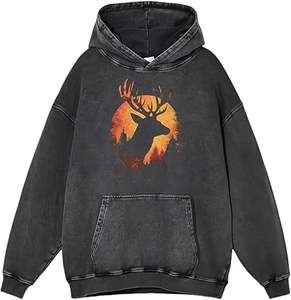 Sudadera con Capucha Ultra Pesada 100% Algodón, 600 Gsm, Suave, de Lujo, Diseño Personalizado, Impresión Serigrafiada Desgastada, Bordado con Pedrería - Product Image 6