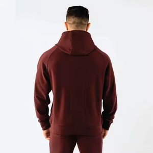 Épais lourd blanc à capuche goutte épaule hommes sweat 500 460 400 Gsm Logo personnalisé français éponge lourd surdimensionné à capuche - Product Image 2