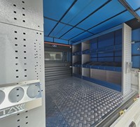 Sistema de Almacenamiento Modular de Acero Premium DETAY OEM para Vehículos, Soluciones de Estanterías Inteligentes para Camiones de Trabajo Pesado, Modelo DT-120-112