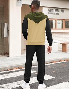 Survêtement personnalisé avec logo, molleton épais 500 g/m², coupe ample, jogging, ensemble de survêtement pour hommes - Product Image 2