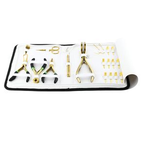 Vente chaude extensions de cheveux kit d'outils pince à ruban outils Micro perles pince kératine dissolvant de liaison ciseaux de coupe boucle outil clip - Product Image 1