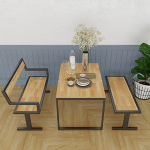 SAHO Minimalist Design <b>Dining</b> <b>Chair</b> 120x45x43(cm) GA68005 Stable I-Shape Eating Bench - Product Image 4