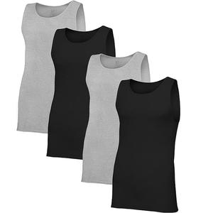 Nuevo diseño de ropa de gimnasio para hombres 100% algodón Spandex poliéster Anti-Shrink Anti-Pilling Tank Top de Bangladesh - Product Image 1