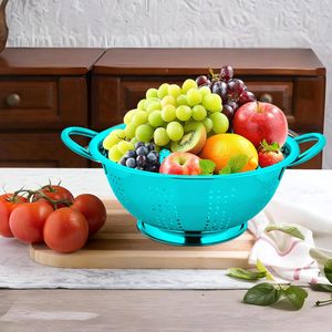 Colador y colador de acero inoxidable de alta calidad, Apto para lavavajillas ecológico para el hogar, Hotel, restaurante, uso de verduras y arroz - Product Image 2