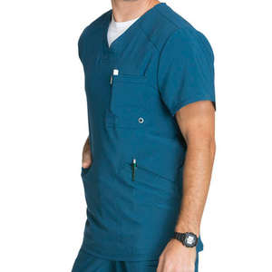 Professionnel multicolore hommes médecin infirmière uniforme à la mode doux extensible gommages dentaires par Cherokee pour une utilisation hospitalière - Product Image 2