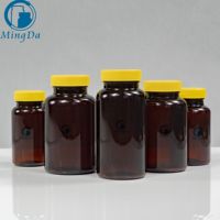 Flacon pharmaceutique rond en plastique de 400 ml, 500 ml, 750 ml, emballage de conteneur pharmaceutique populaire du fabricant, flacon de pharmacie pour capsules