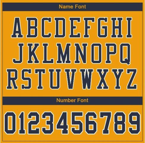 Custom Yellow Navy Blue <b>Football</b> Jersey V Neck Short American <b>Football</b> Uniform Team Name Number Printed Breathable - Product Image 5