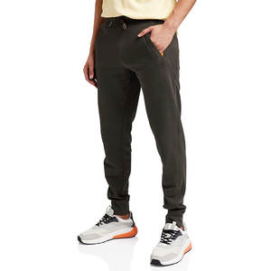 Men's Casual Lightweight Canvas <b>Trousers</b> Breathable <b>Drawstring</b> with Anti-Wrinkle New Design Plain Dyed Men <b>Trouser</b> - Product Image 1