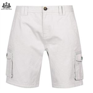 กางเกงขาสั้นคาร์โก้ผู้ชายทรงสบาย ราคาส่งจากโรงงาน สไตล์มิดไฮสตรีท ผ้าฝ้าย 100% ระบายอากาศ แห้งเร็ว ติดกระดุม - Product Image 1