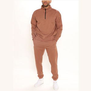 Conjunto de ropa deportiva personalizada para hombre de invierno de alta calidad, sudadera lisa, chándal para correr, ropa de entrenamiento, chándales con logotipo personalizado, 100% de algodón - Product Image 5