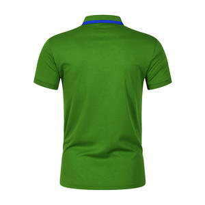 Logo personnalisé 2025 T-shirts polo pour hommes 240g Chemises de golf en coton et polyester Motif solide personnalisable - Product Image 2