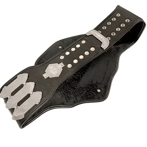 WWE World heavyweight เข็มขัดแชมป์พร้อมแผ่นทองเหลืองและสายหนังแท้คุณภาพสูง - Product Image 4