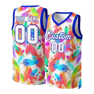 Camiseta de baloncesto impresa totalmente sublimación personalizada verano transpirable que absorbe la humedad ropa deportiva camisetas de baloncesto - Product Image 1