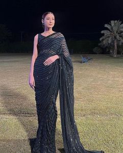 Dernier concepteur Heavy Soft Broderie Séquence Fantaisie Saree Par Fab Zone - Product Image 5