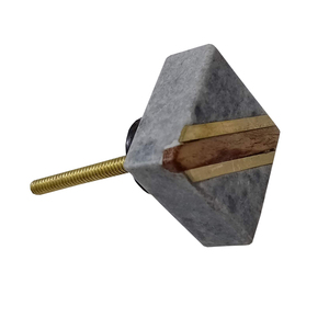 Perilla de mármol artesanal para muebles, perilla de mármol para cajones de cocina, pomos de puerta de proveedor mayorista indio - Product Image 1