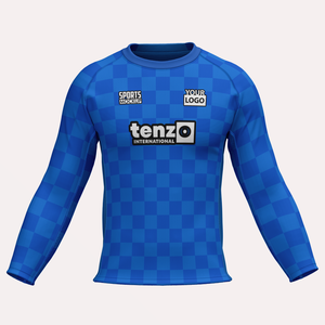 Long Sleeve Fitness Surf <b>Swim</b> Rash Guard Custom Logo Breathable Anti-UV Quick Dry Polyester Spandex Heat-Transfer 2026 Tenzo - Product Image 4