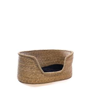 Lit pour animaux de compagnie en osier et en jonc de mer fait à la main, moderne, écologique, tissé naturellement, meubles pour chats et chiens, vente en gros, fournisseur en vrac, pas cher - Product Image 1