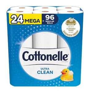 Papier toilette Cottonelle Ultra Clean avec des ondulations de nettoyage actives Vente en gros la moins chère Doux et solide - Product Image 6