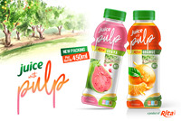 Productiebedrijven Vietnam 450 Huisdier Fles Verse Oranje Vruchtensap Frisdranken Groothandel