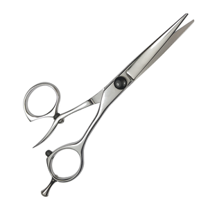 Ciseaux japonais en acier inoxydable AUS8 pour droitiers, manche pivotant, outil de coupe de cheveux, lame tranchante, pointe 60-61HRC - Product Image 2