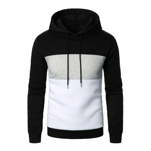 ผู้ผลิตเสื้อฮู้ดดี้แบบกำหนดเอง คุณภาพสูง ผ้าฝ้ายฟลีซ 100% เสื้อพูลโอเวอร์ลำลอง สตรีทแวร์ เสื้อผ้าผู้ชาย เสื้อฮู้ดดี้ เสื้อสเวตเชิ้ต - Product Image 2